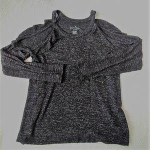 Aerie Long-Sleeved Open Shoulder Shirt